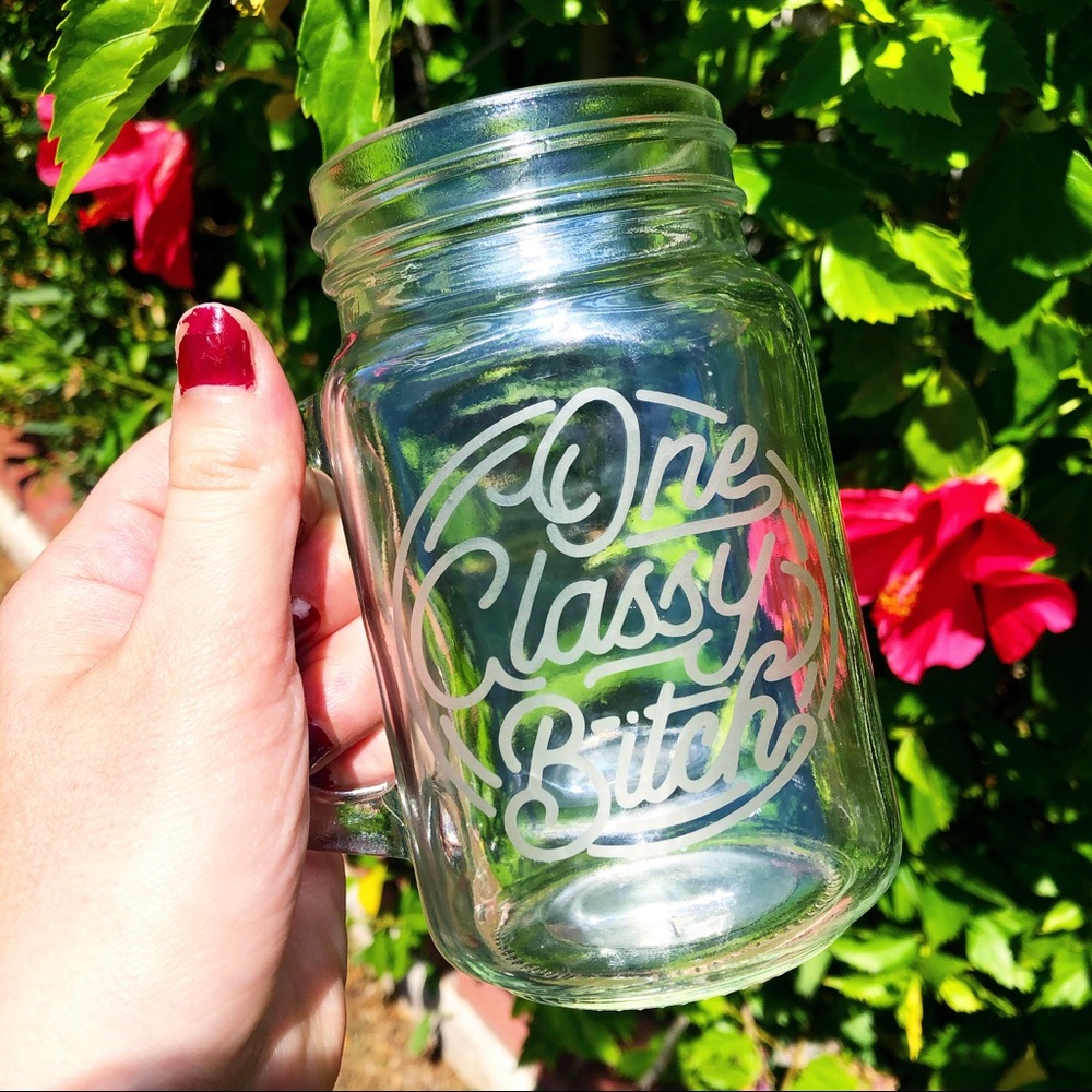 16oz personalized Mason Jar